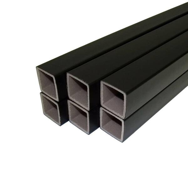 Veranda 33.5 in. PVC/Composite Baluster Kit in Black (6-Pack)