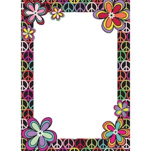 13 in. x 18 in. Peace Message Board Decal