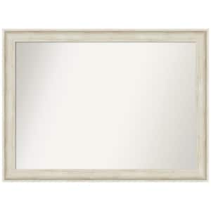 Regal Birch Cream 42.75 in. x 31.75 in. Non-Beveled Traditional Rectangle Framed Wall Mirror in Cream