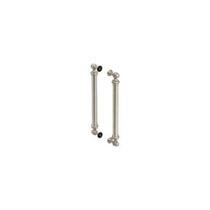 Artifacts 2.88 in. Back-To-Back Shower Door Handle in Vibrant Brushed Nickel (1-Pair)