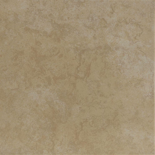 Unbranded Sand Beige 18 in. x 18 in. Ceramic Floor and Wall Tile (17.5 sq. ft. / case)