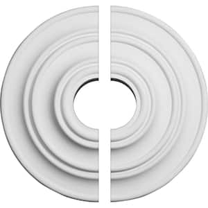 13-1/4 in. x 3-1/2 in. x 1/2 in. Classic Urethane Ceiling Medallion, 2-Piece (Fits Canopies up to 4-1/8 in.)