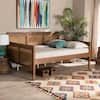 Baxton Studio Toveli Ash Walnut Full Daybed 189-11175-HD