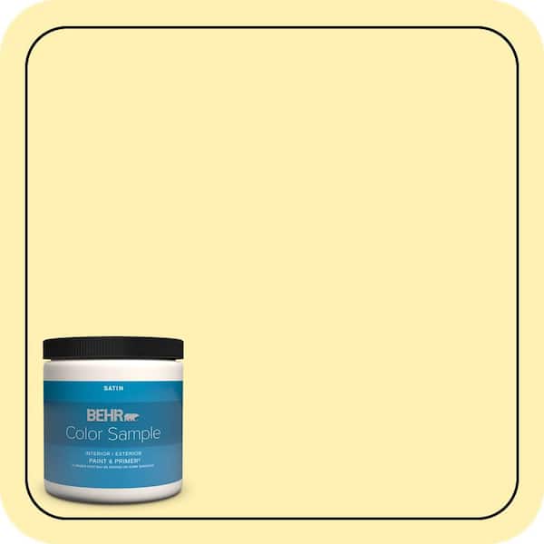 BEHR PREMIUM PLUS 8 oz. #P310-3 Firefly Satin Enamel Interior/Exterior Paint & Primer Color Sample