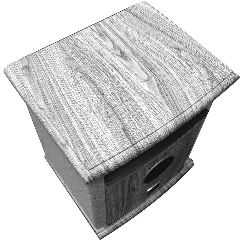 Gray Electric Infrared Convection Heater with Thermostat