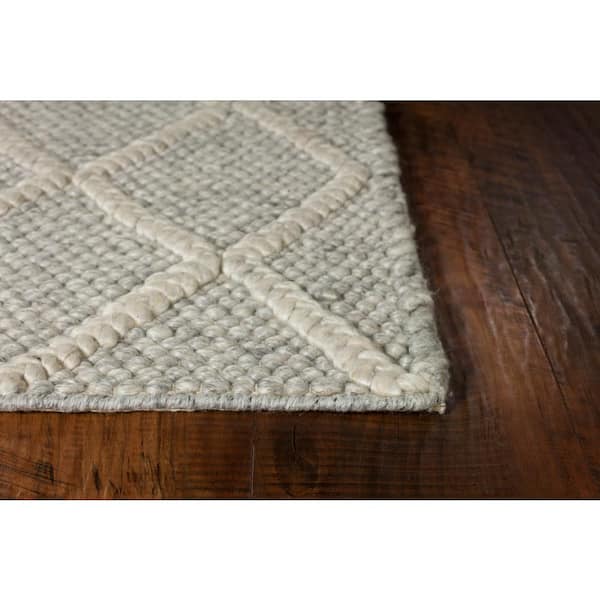 Diamonds Grey 8 ft. x 10 ft. Area Rug