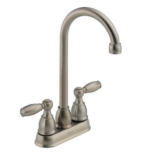 Delta Foundations 2-Handle Bar Faucet in Stainless
