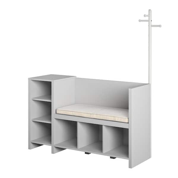 Ameriwood Home Nathan Kids Large Toy Storage Bookcase, Dove Gray in the Toy  Boxes department at