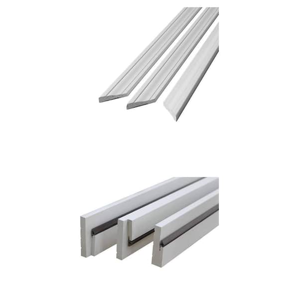 WM356 White Prefinished Door Casing Set with Exterior Door Jamb Kit Bundle