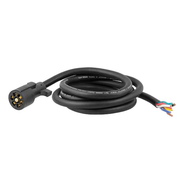 CURT 8' Replacement 7-Way RV Blade Harness (Trailer Side, Packaged)