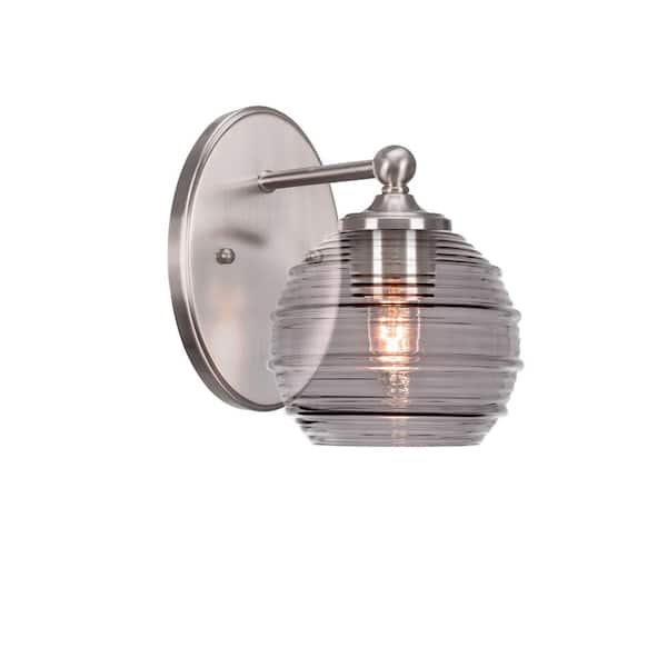 Unbranded Royale 1-Light Brushed Nickel Wall Sconce