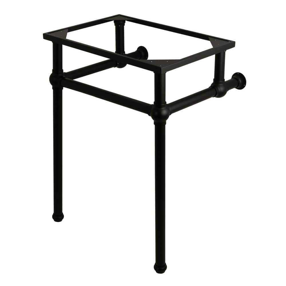 Kingston Brass Templeton Brass Console Sink Legs in Matte Black