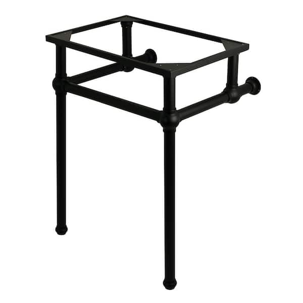 Templeton Brass Console Sink Legs in Matte Black