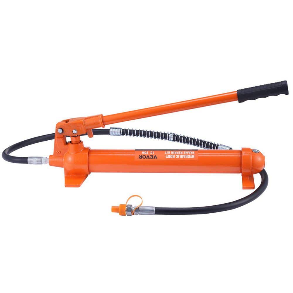 12 Ton Porta Power Kit, Hydraulic Ram with Pump with 4.6 ft/1.4 m Oil Hose, Portable Hydraulic Jack with Storage Case price history on PriceWatchPro