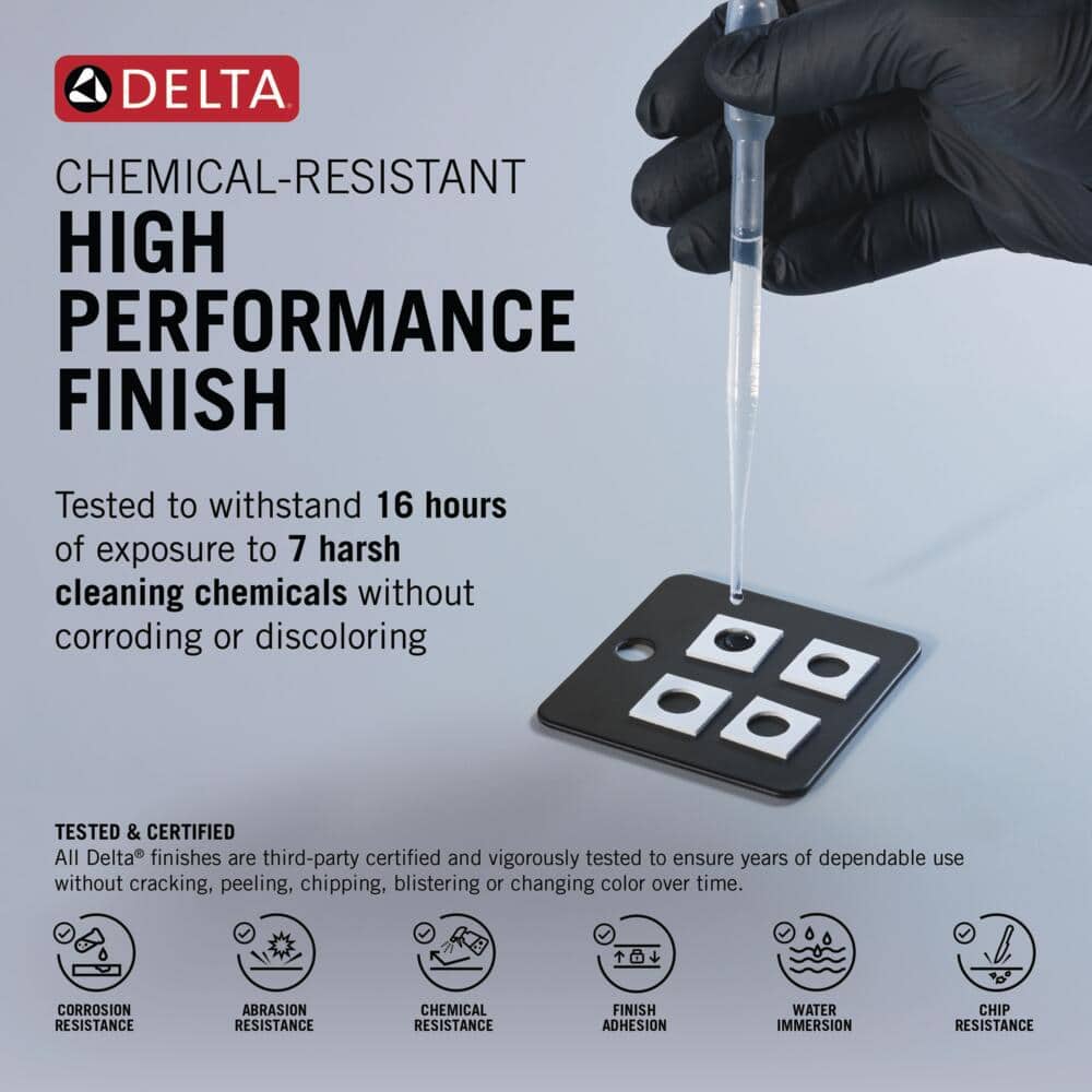 Delta Nicoli Matte Black Single Handle Bathroom Faucet
