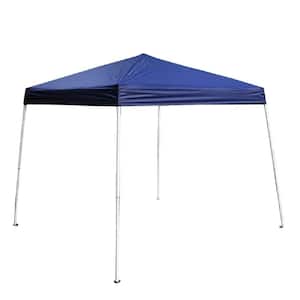 8 ft. x 8 ft. Blue Gazebo Canopy Tent