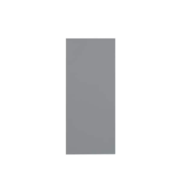 Cambridge Radiance 9 in. W x 12 in. D x 36 in. H Ready to Assemble Slab Wall Kitchen Cabinet in Matte Grey