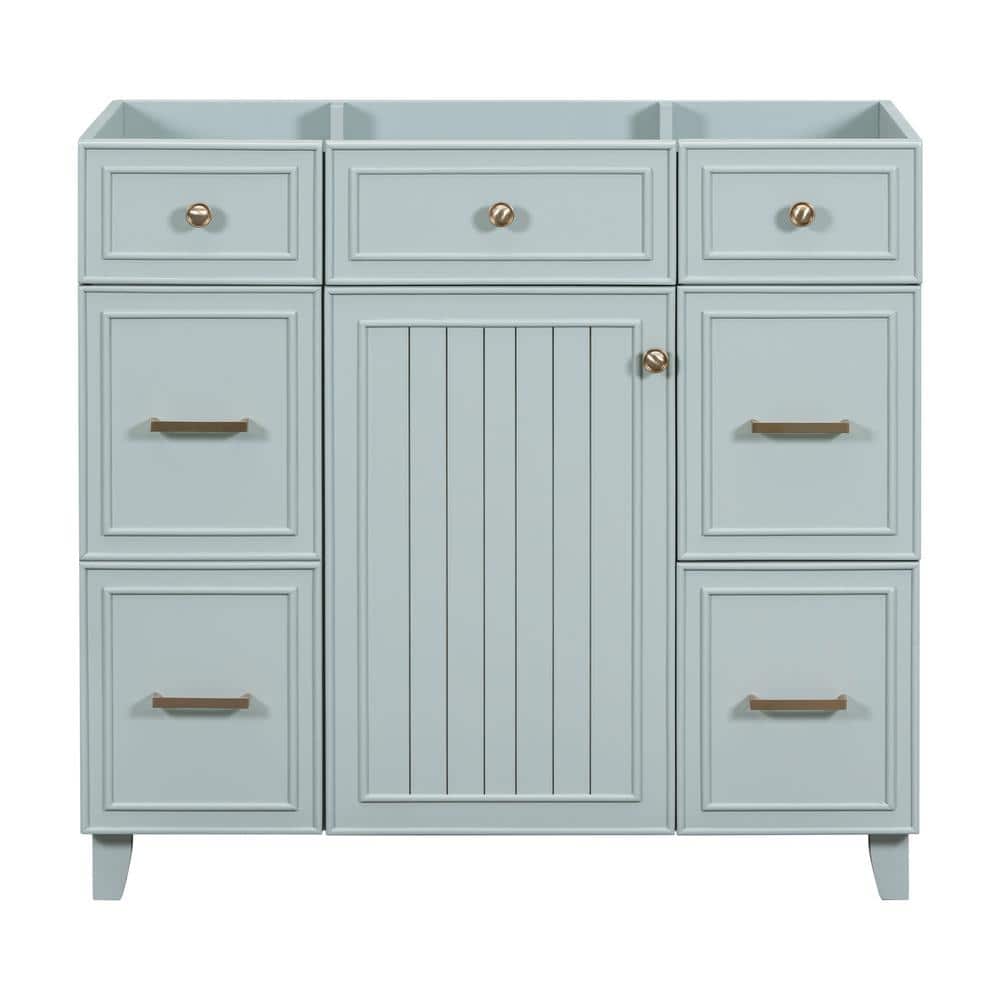 35.4 in. W x 16.65 in. D x 33.3 in. H Wood Bath Vanity Cabinet without Top 