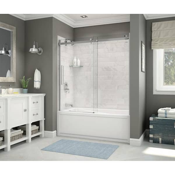 MAAX Utile Metro 32 in. x 60 in. x 81 in. Bath and Shower Kit with