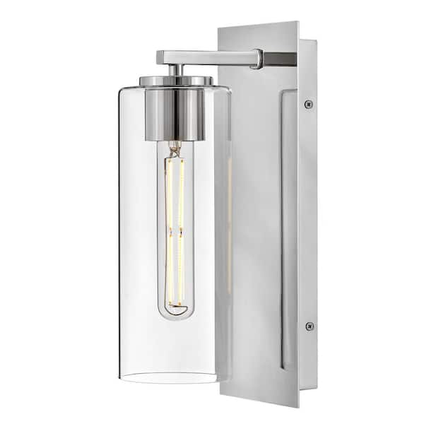 Lane 5.0 in. 1-Light Polished Nickel Wall Sconce