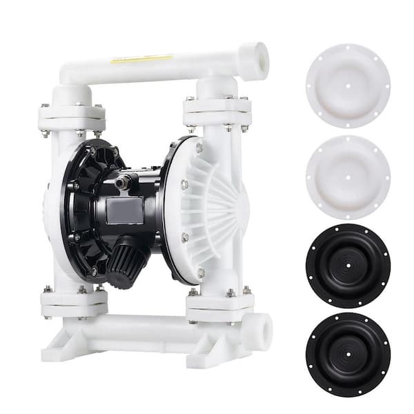 Air Operated Double Diaphragm Pump, 25 GPM, Max 100 PSI, 1 in. Inlet & Outlet Pneumatic Waste Oil Transfer Pump