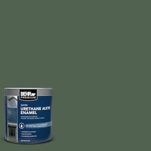 1 qt. #BXC-60 Pasture Green Satin Enamel Urethane Alkyd Interior/Exterior Paint