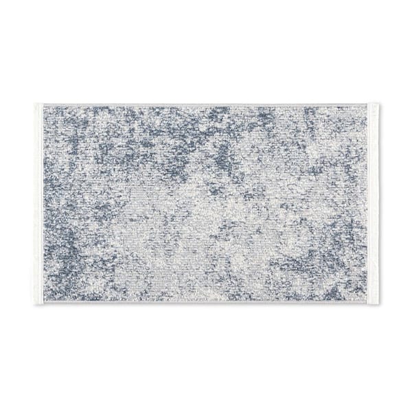 TOWN & COUNTRY LIVING Everyday Rein Abstract Cloud Blue Grey 2 ft. x 3 ft. Machine Washable Area Rug