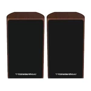 LA Series 110-Watt Bookshelf Speakers in Espresso (2-Count)
