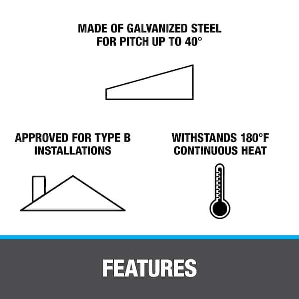 Aurora No-Calk 9-1/2 in. x 12-1/2 in. Solar Vent Pipe Roof Flashing with 1/2 in. - 1 in. Adjustable Diameter Aurora No-Calk 9-1/2 in. x 12-1/2 in. Solar Vent Pipe Roof Flashing with 1/2 in. - 1 in. Adjustable Diameter