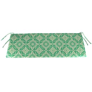 59 in. L x 16 in. W x 3 in. T Outdoor Bench Cushion in Scampi Emerald