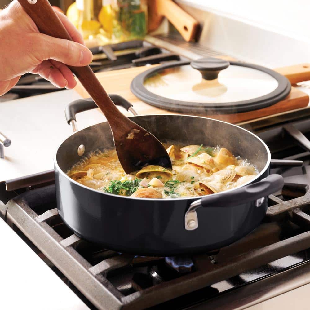 Tramontina 11-Piece Gray Aluminum Nonstick Nesting Cookware Set