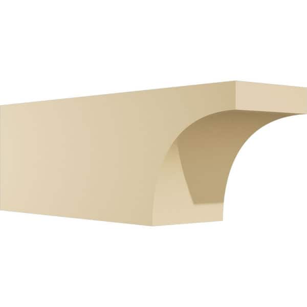 Ekena Millwork Standard Huntington 6 in. W x 8 in. H x 24 in. D Polyurethane Rafter Tail Outlooker