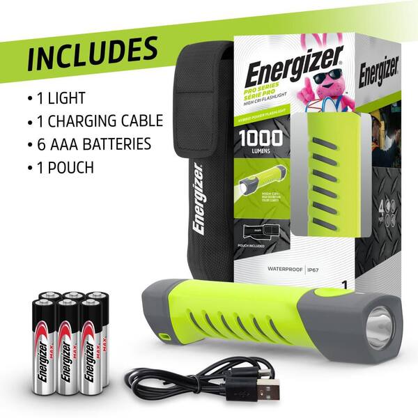 buy energizer rechargeable led flashlight X-400 Pen Light Rechargeable, Bright Penlight IPX4 Water-Resistant, Lightweight and Durable, Flashlight, USB Charging Cable Included : Tools & Home Improvement ensuring safety and convenience Energizer 500 Lm. LED Metal