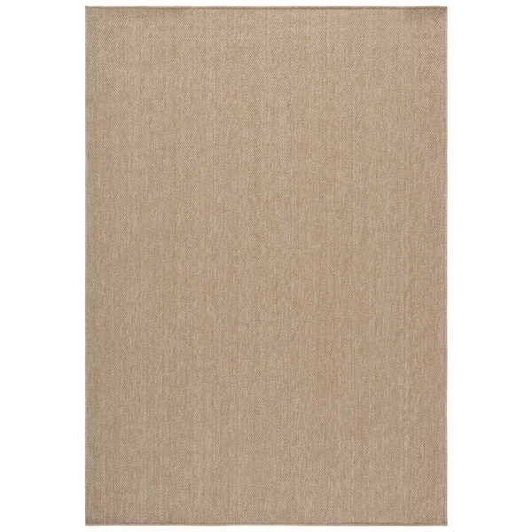 SAFAVIEH Sisal Performance 4 ft. x 6 ft. Natural Striped Chevron Area Rug