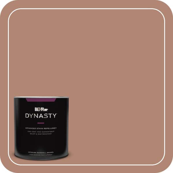 BEHR DYNASTY 1 qt. #220F-5 Light Mocha Eggshell Enamel Interior Stain-Blocking Paint and Primer