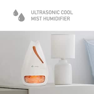 3-In-1 Himalayan Salt Lamp, Ultrasonic Cool Mist Humidifier with Aromatherapy Tray
