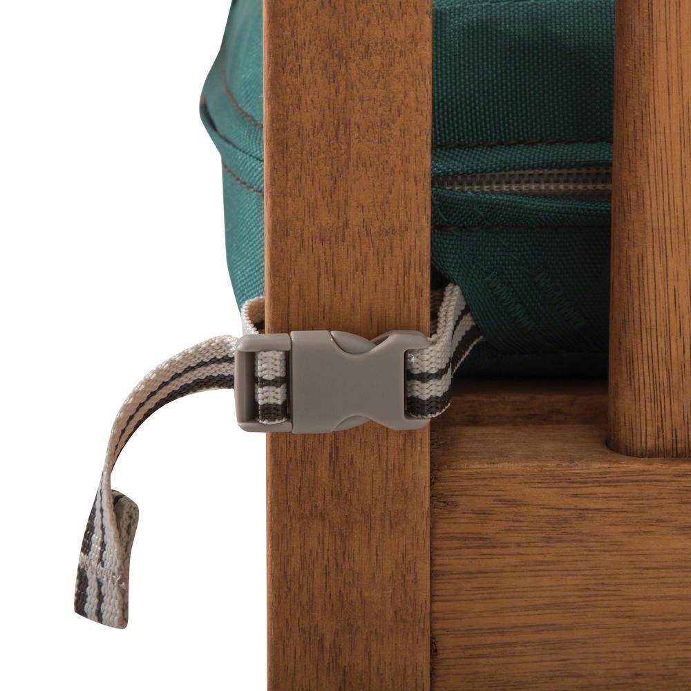 Mallard Green Water-Resistant Patio Seat Cushion