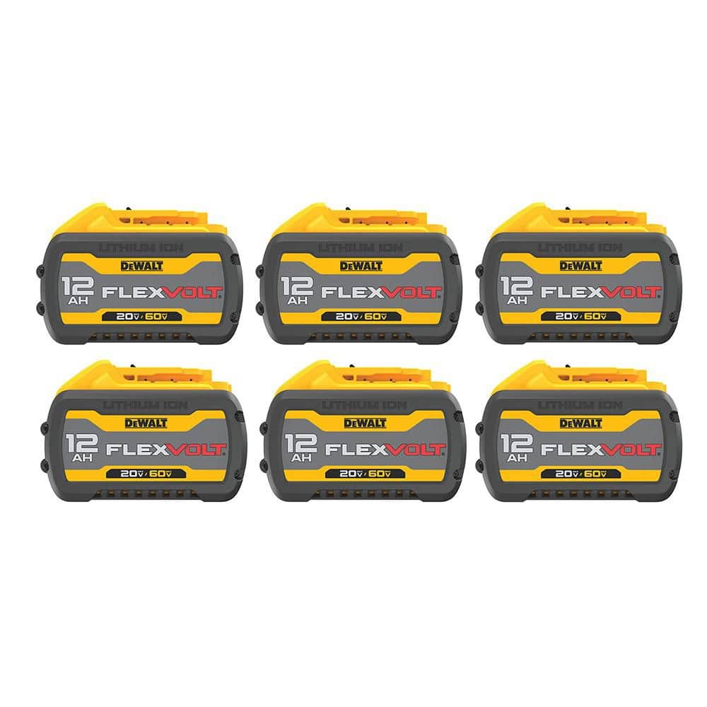 FLEXVOLT 20V/60V MAX Lithium-Ion 12.0Ah Battery (6-Pack) price history on PriceWatchPro