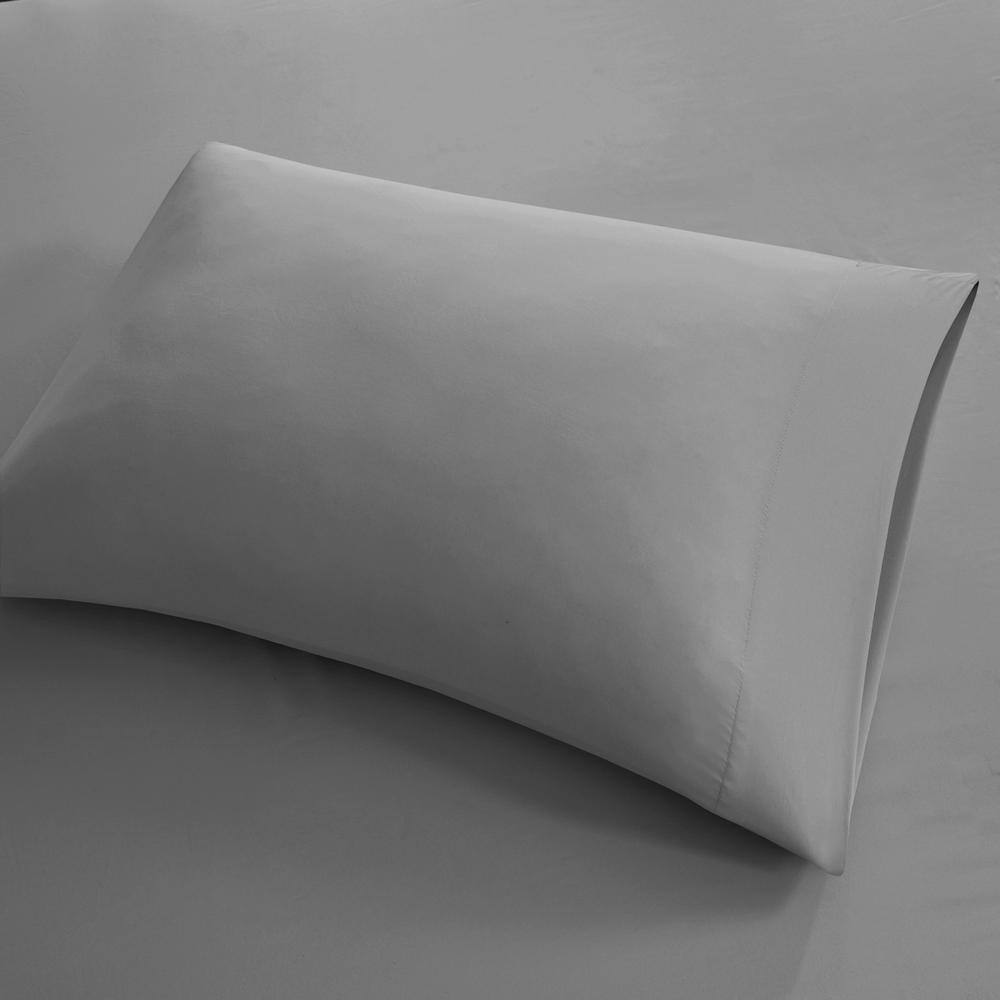 King Size Gray Cooling Microfiber Sheet Set