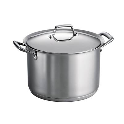 Gourmet Prima 12 qt. Stainless Steel Stock Pot with Lid