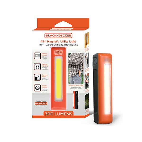 black and decker rechargeable flashlight 53sb Black+Decker White Led Bendable Work Light grip handles or choose one of 3 hands BLACK+DECKER Folding Utility Light-600 Lumen