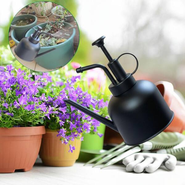 Modern Cordless Stainless Steel 0.3gal. Indoor Plant Mister with