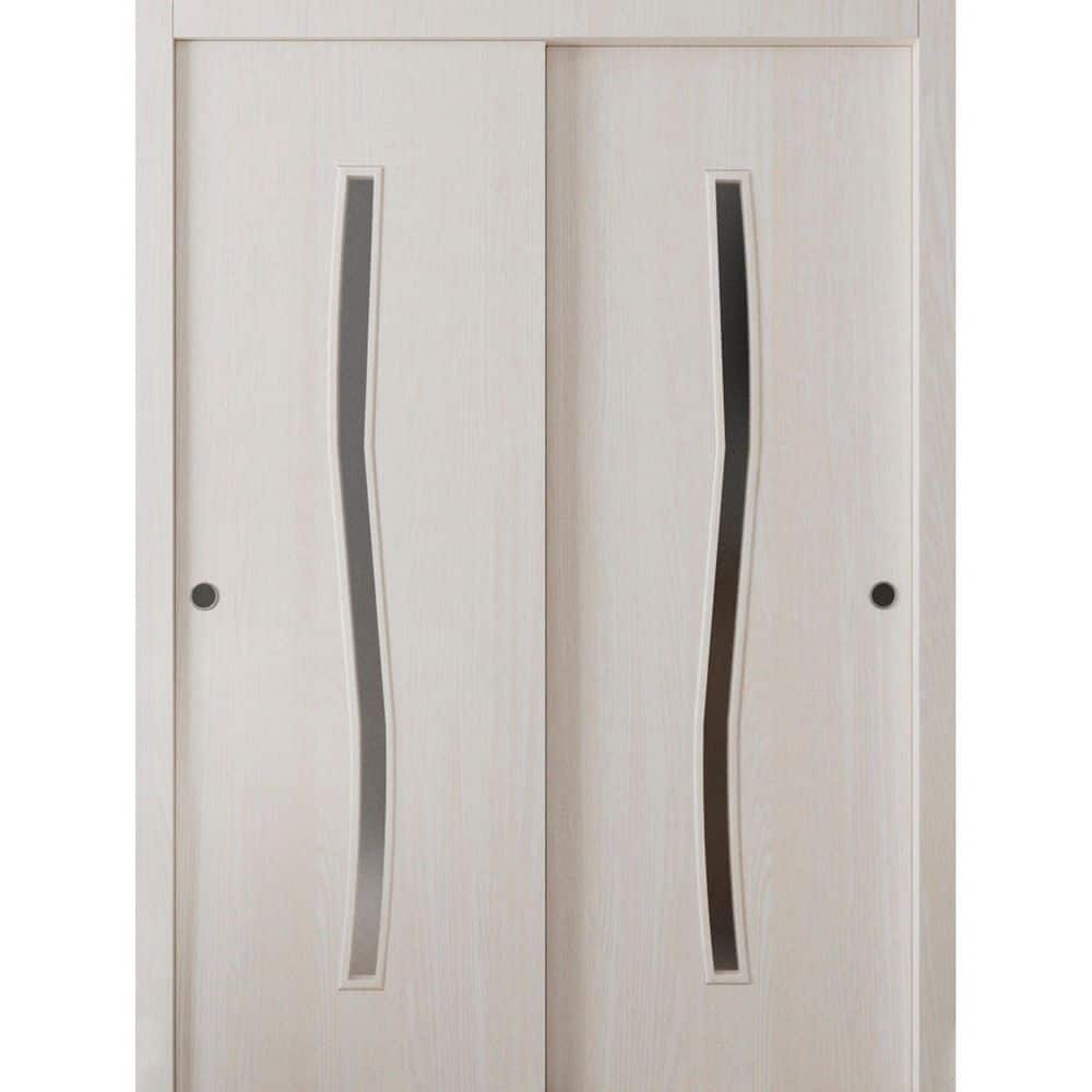 3012 36 in. x 96 in. Sold Core Ash Franko Color Wood Sliding Door price history on PriceWatchPro