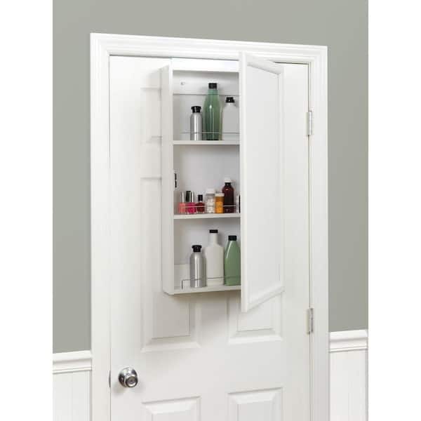 Door Medicine Cabinet With Mirror, Over Door Mirror With Storage