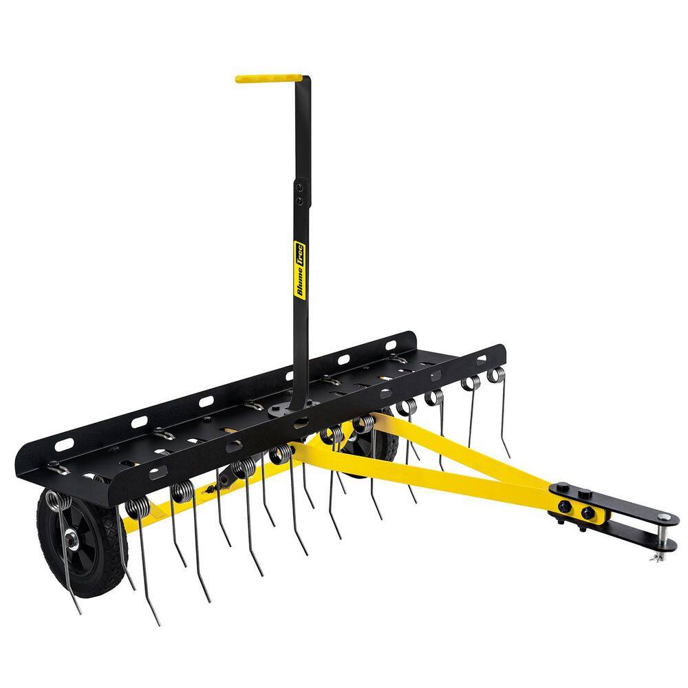40 Inch Tow Behind Dethatcher Pull Behind Lawn Dethatcher with 20 Spring Tines Grass Dethatcher Tractor Rake Thatch price history on PriceWatchPro