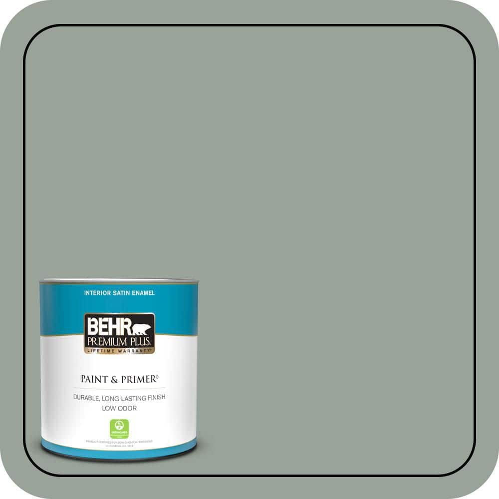1 qt. #N410-4 Natures Gift Satin Enamel Low Odor Interior Paint & Primer price history on PriceWatchPro