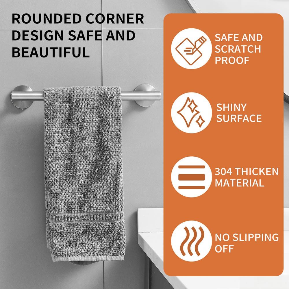 Stainless Steel 3-Piece Bathroom Hardware Set