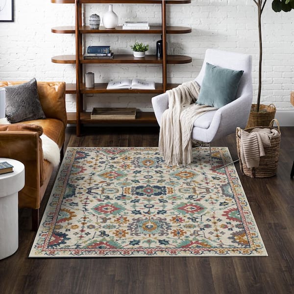 Grove Elms Multi 6 ft. x 9 ft. Area Rug