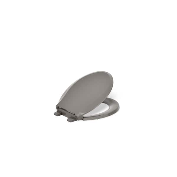 KOHLER Cachet Round Closed-Front Toilet Seat in Cashmere