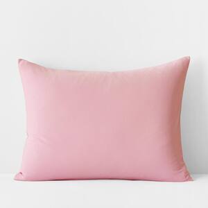 The Company Store Company Cotton Jersey Knit Waterproof Pink Cotton King Fitted  Sheet 50860B-K-PINK - The Home Depot